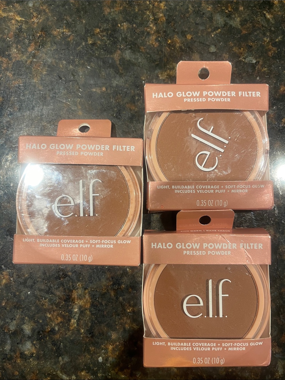 Halo Glow Powder Filter Pressed Powder - Rich Warm